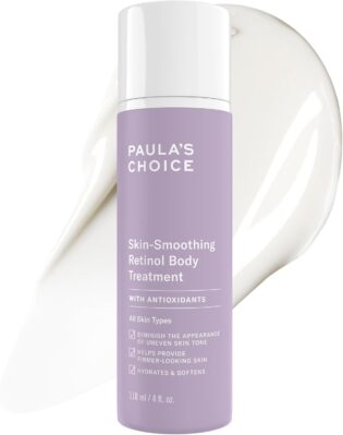 61JajHuvRYL._AC_SL1500_.jpg Paula's Choice Retinol Skin-Smoothing Body Lotion Treatment, Body Cream with Shea Butter, Vitamin C & E Lotion, All Skin Types, Anti-Aging Body Moisturizer, Reduce Dryness, Fragrance-Free, 4oz