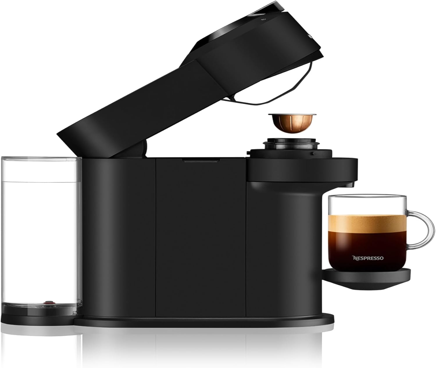 Nespresso Krups Machine à Café Vertuo Next Black Mat, Capsules café Vertuo seulement, Technologie Centrifusion, 5 Tailles de Tasses + Kit de Bienvenue, Design Moderne, Arrêt Automatique, YY4606FD - Image 2
