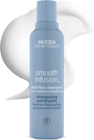 Aveda Smooth Infusion Shampoing Lissant | Anti-frisottis et démêlant | Protection humidité | Effet lissant naturel pour cheveux moyens à épais, 200 ml