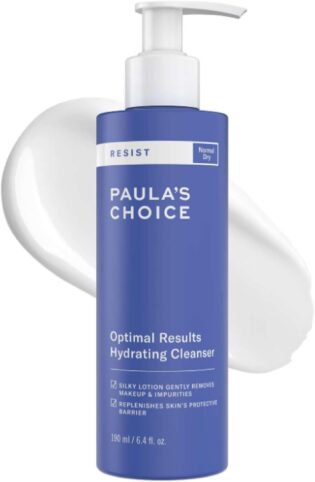 61LDSq9YIcL._AC_SL1500_.jpg Paula's Choice RESIST Optimal Results Hydrating Cleanser, Green Tea & Chamomile, Anti-Aging Face Wash, Dry Skin, 6.4 Ounce