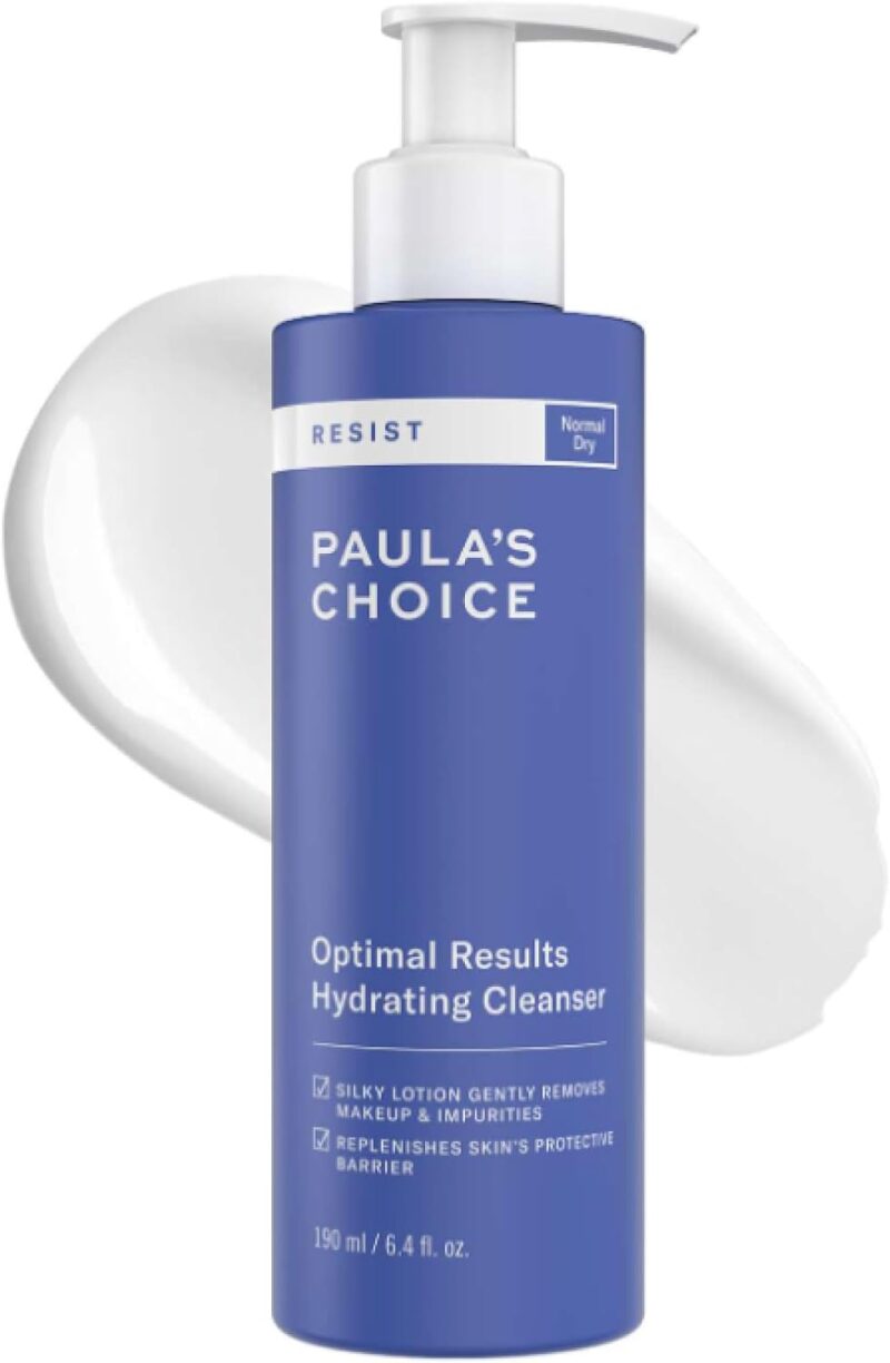 Paula's Choice RESIST Optimal Results Hydrating Cleanser, Green Tea & Chamomile, Anti-Aging Face Wash, Dry Skin, 6.4 Ounce