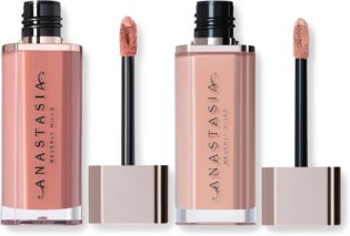 Anastasia Beverly Hills - Velvet Lips Mini Lip Velvet Duo - Softy + Peachy Nude - Coffret cadeau de vacances