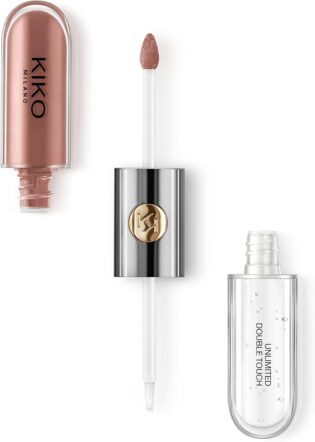 61MTYnxw0WL._AC_SL1500_.jpg KIKO Milano Unlimited Double Touch 103 | Rouge À Lèvres Liquide En 2 Étapes, Fini Lumineux. Tenue Jusqu’À 12 Heures. Base Colorée Sans Transfert.