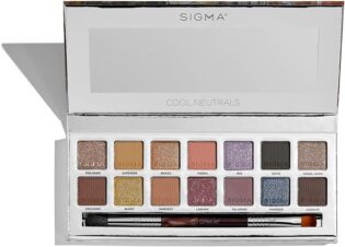 61N15pp7SeL._AC_SL1500_.jpg Eyeshadow Palette - Cool Neutrals by SIGMA for Women - 0.56 oz Eye Shadow