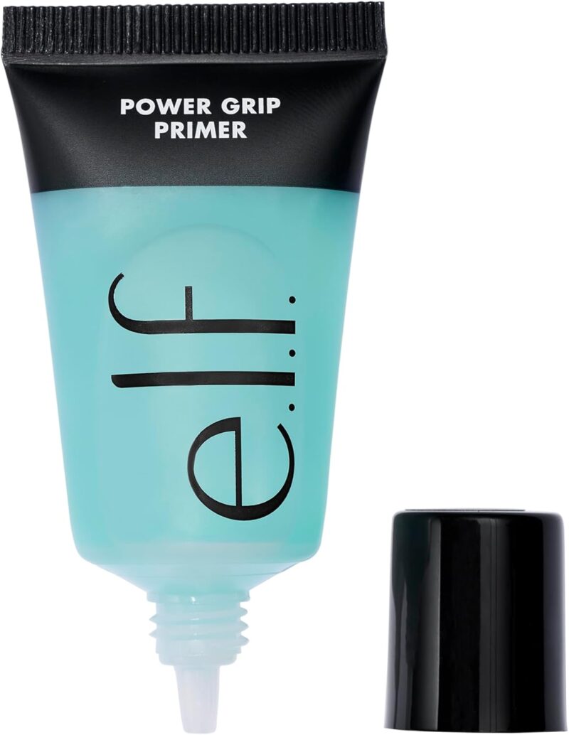 e.l.f. Mini apprêt Power Grip - À base de gel et hydratant pour le visage - Pour un maquillage lisse et une prise en main - Hydratant et primes