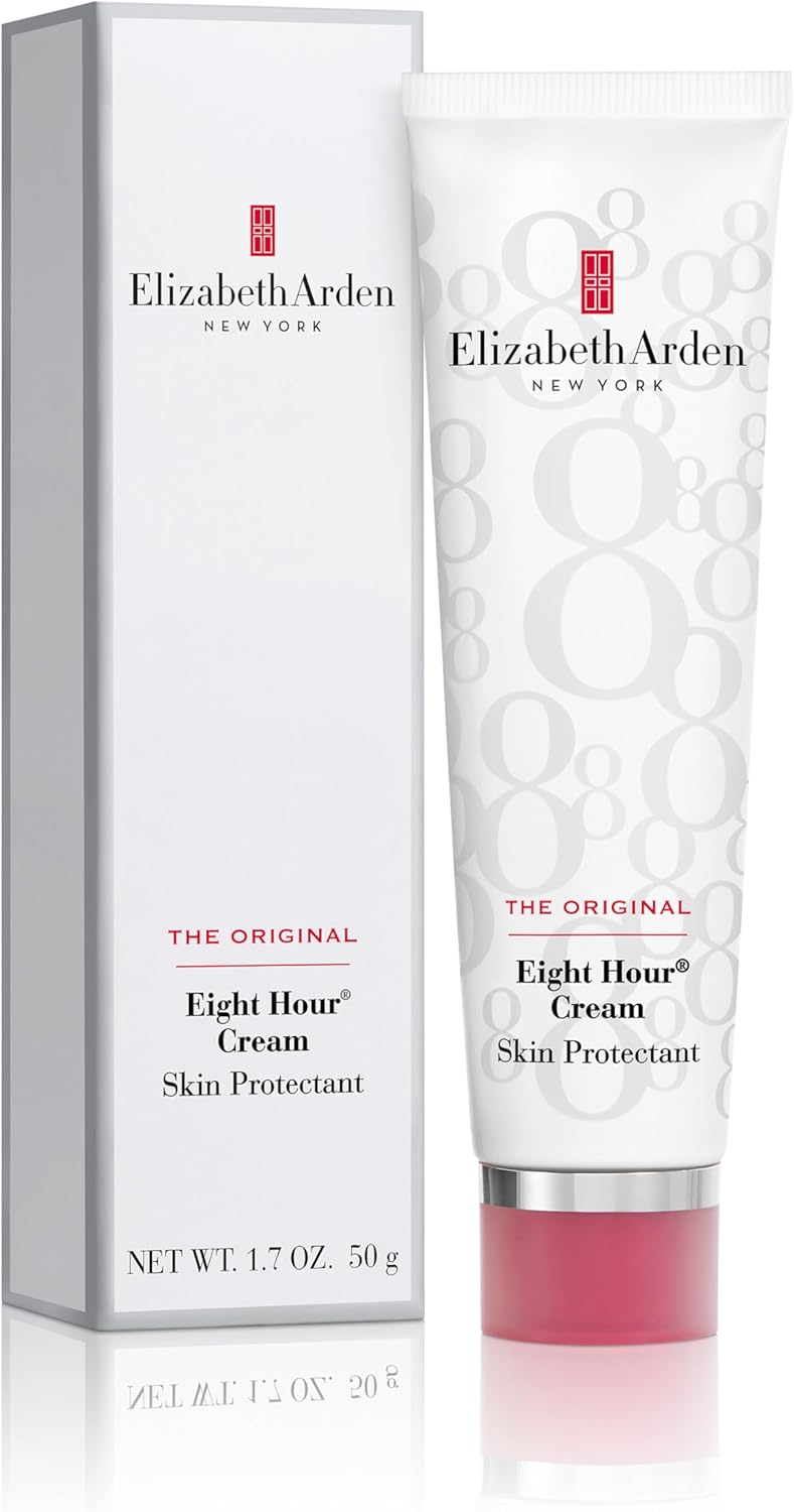 Elizabeth Arden, Eight Hour Cream, Baume Apaisant Réparateur, Soin pour le Visage, Crème Hydratante pour le Visage Multi-usage, Protège, Répare et Apaise la Peau