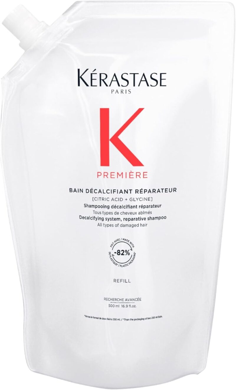 Kerastase Premiere Sulfate-Free Hair Repair Shampoo - For All Damaged Hair Types, Strengthens & Smoothes, With Citric Acid, Gently Cleanses, Removes Buildup & Decalcifies For Visibly Healthier Hair