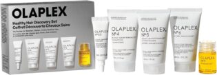 Olaplex Healthy Hair Discovery Set: Nº. 4, 5, 0.5, 6, 7 Value Set | Cleanse, Hydrate, Reduce Breakage, and Boost Shine & Softness | For Coily, Curly, Straight, and Wavy