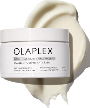 Olaplex Masque Nourrissant Léger, Masque scellant les cuticules pour hydrater et donner du volume aux cheveux fins à moyens