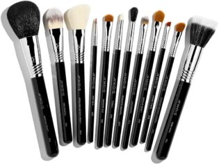 Sigma Beauty Ck001 Lot De 12 Pinceaux De Maquillage – Kit De Maquillage Essentiel Pour Fond De Teint, Poudre, Correcteur Et Contour, Pinceau De Maquillage Pour Fard à Paupières, Fard à Joues Et Lèvres