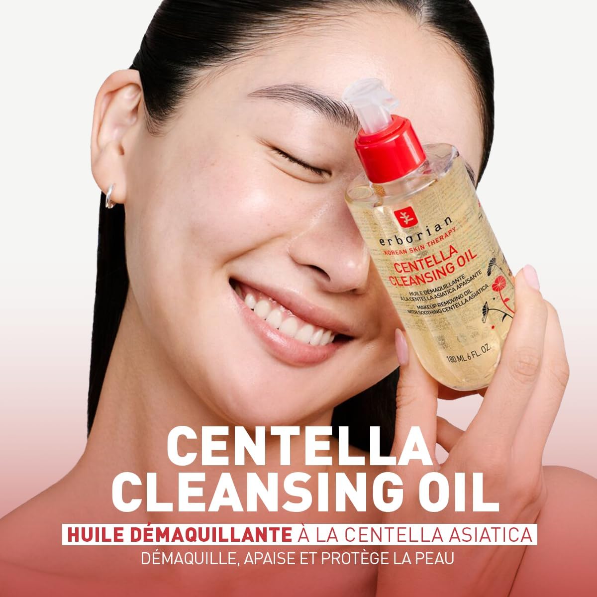 Erborian - Centella Cleansing - Huile/Gel démaquillante pour visage à la centella asiatica - Tous types de peaux - Soin cosmétique Coréen - Image 2