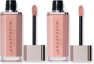 Anastasia Beverly Hills - VELVET LIPS Mini Lip Velvet Duo – Pure Hollywood + Kiss – Coffret cadeau de vacances