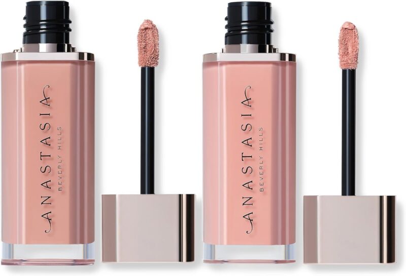 Anastasia Beverly Hills - VELVET LIPS Mini Lip Velvet Duo – Pure Hollywood + Kiss – Coffret cadeau de vacances
