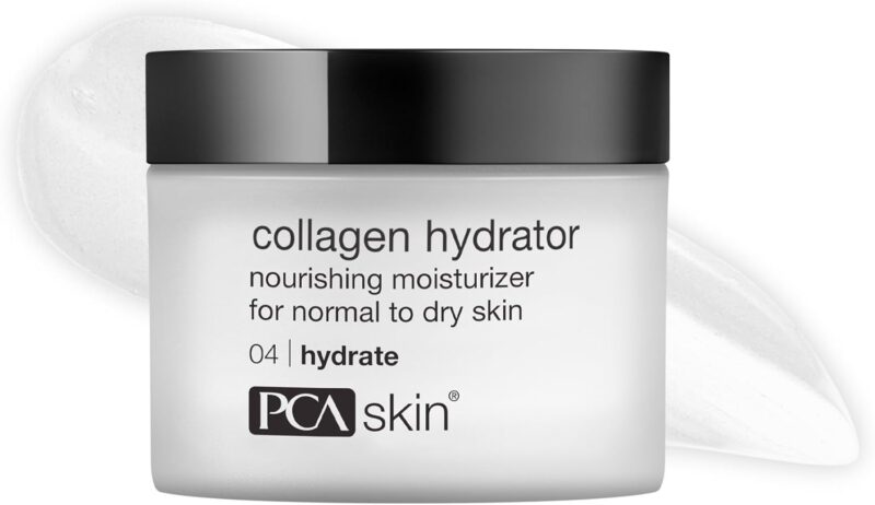 PCA SKIN Hydrating Collagen Cream for Face, Collagen Hydrator Night Cream, Hydrates and Firms Dry Mature Skin, Made with Shea Butter, Olive Fruit Oil, and Sweet Almond Fruit Extract