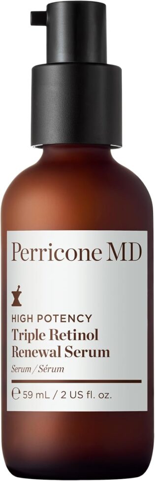 Perricone MD High Potency Triple Retinol Renewal Serum 59ml | Triple Retinol serum to smooth fine lines, refine texture and support overnight renewal.