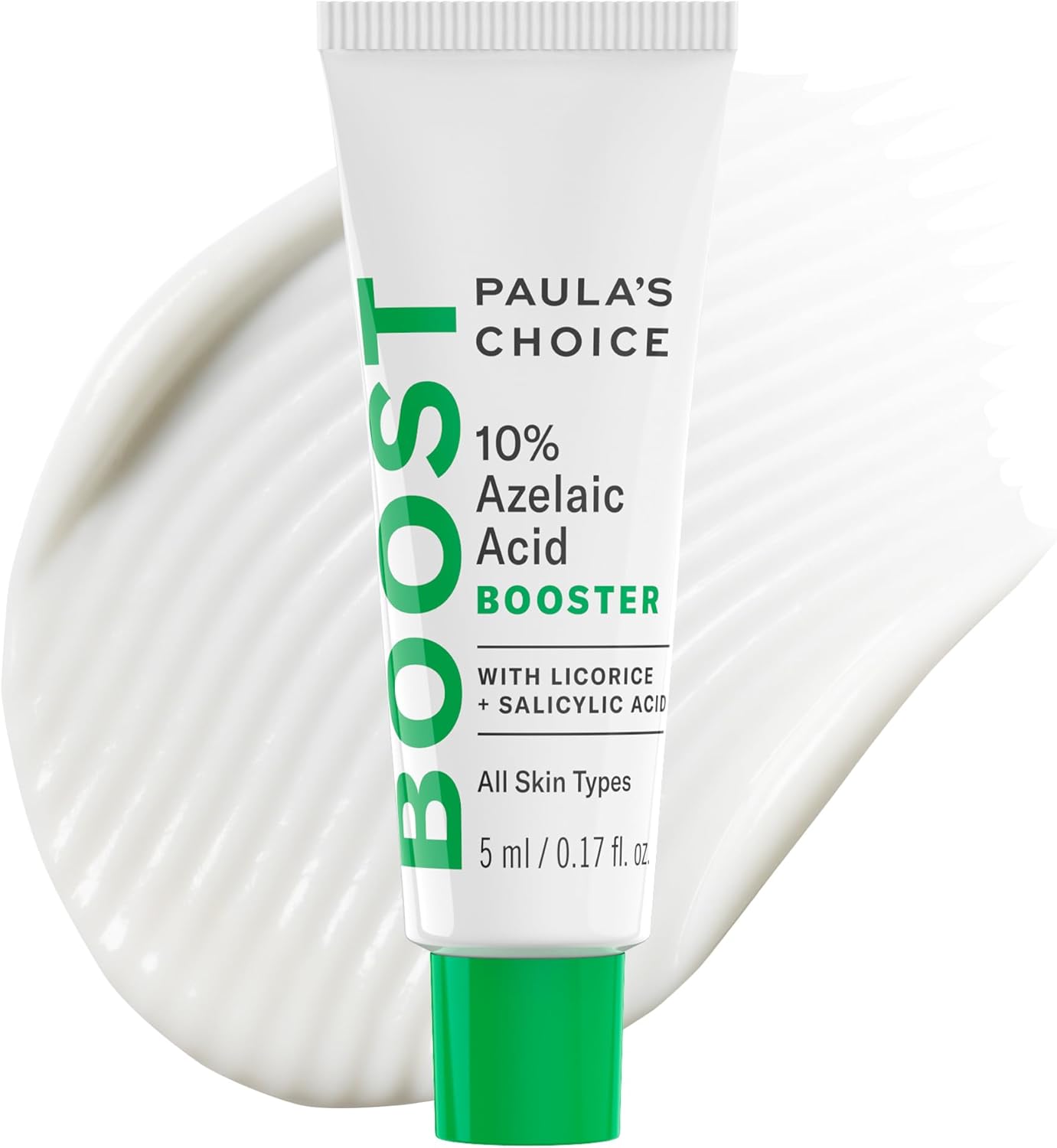 Paula's Choice BOOST 10% Azelaic Acid Booster Cream Gel Face Serum with Salicylic Acid, Minimizes Look of Redness & Fades Discoloration, Oil-Free Skin Brightening Serum for Face, Fragrance-Free