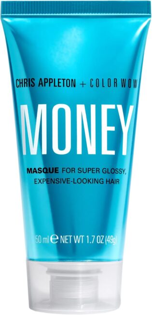 Color Wow Money Masque - Traitement revitalisant hydratant en profondeur créé avec le styliste célèbre Chris Appleton, hydrate, répare, soie tous types de cheveux, traités colorés, secs, abîmés,