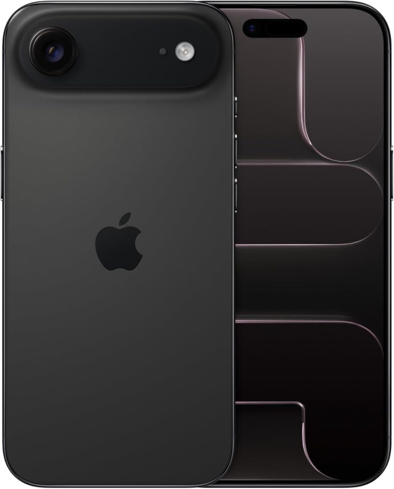 Apple iPhone Air 256 Go : Le Plus Fin des iPhone, Écran 6,5 Pouces Jusqu’à 120 Hz, Puissante Puce A19 Pro, Caméra Avant Center Stage, Autonomie d’Une journée, eSim ; Noir sidéral