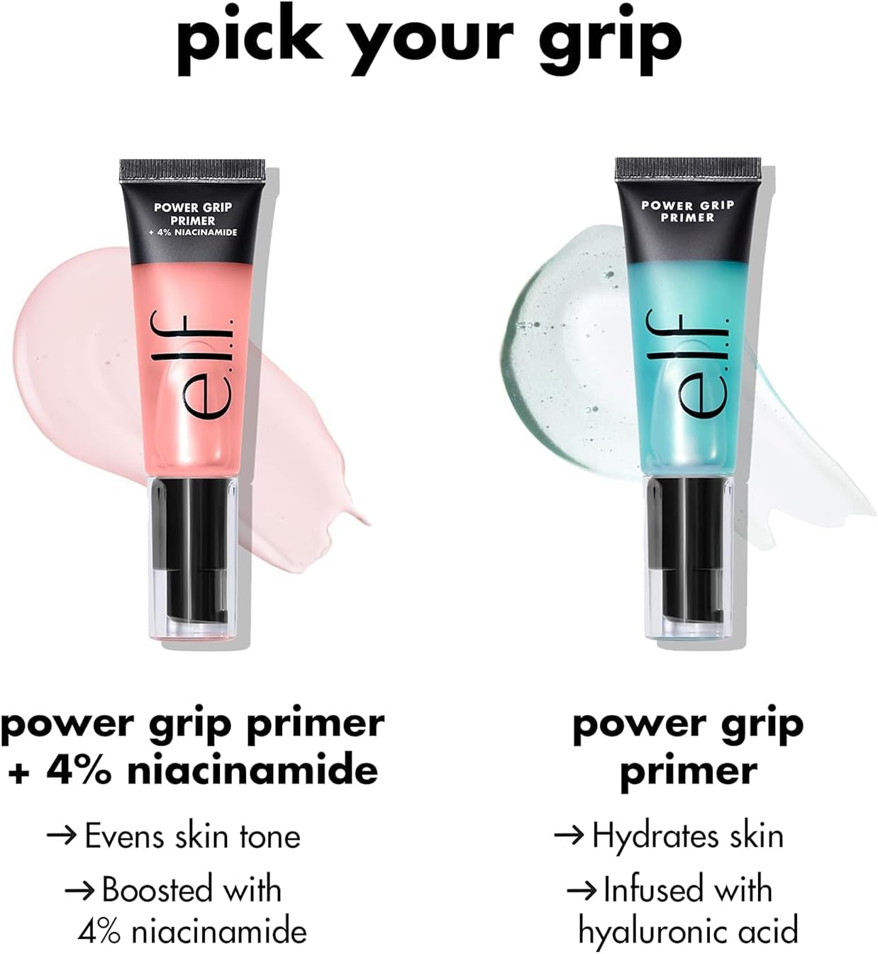 e.l.f. Mini apprêt Power Grip - À base de gel et hydratant pour le visage - Pour un maquillage lisse et une prise en main - Hydratant et primes - Image 4