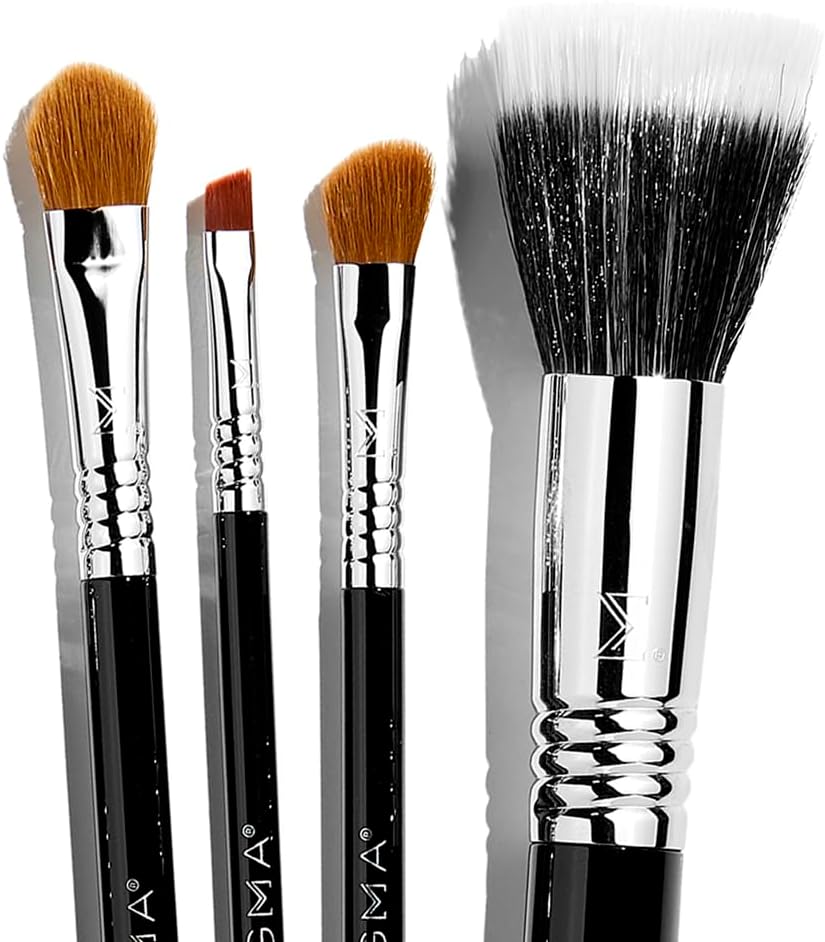 Sigma Beauty Ck001 Lot De 12 Pinceaux De Maquillage – Kit De Maquillage Essentiel Pour Fond De Teint, Poudre, Correcteur Et Contour, Pinceau De Maquillage Pour Fard à Paupières, Fard à Joues Et Lèvres - Image 4