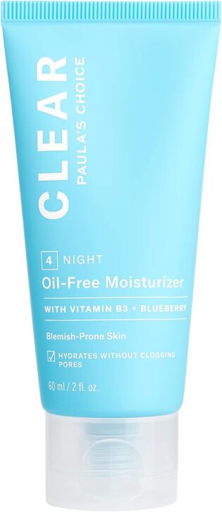 61q4cBQxsOL._AC_SL1500_.jpg Paula's Choice CLEAR Oil-Free Face Moisturizer, Lightweight Facial Cream for Acne-Prone Skin, Hyaluronic Acid, Pore-Minimizing Niacinamide, Soothing Antioxidants, Calms Redness, Fragrance- Free