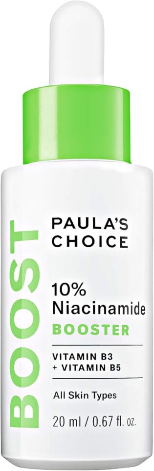 61zCarwOsmL._AC_SL1500_.jpg Paula's Choice BOOST 10% Niacinamide Face Serum Booster, Facial Serum with Vitamin B3, Vitamin C & Licorice Extract Serum, Pore Minimizer, All Skin Types, Fragrance-Free, 0.67oz