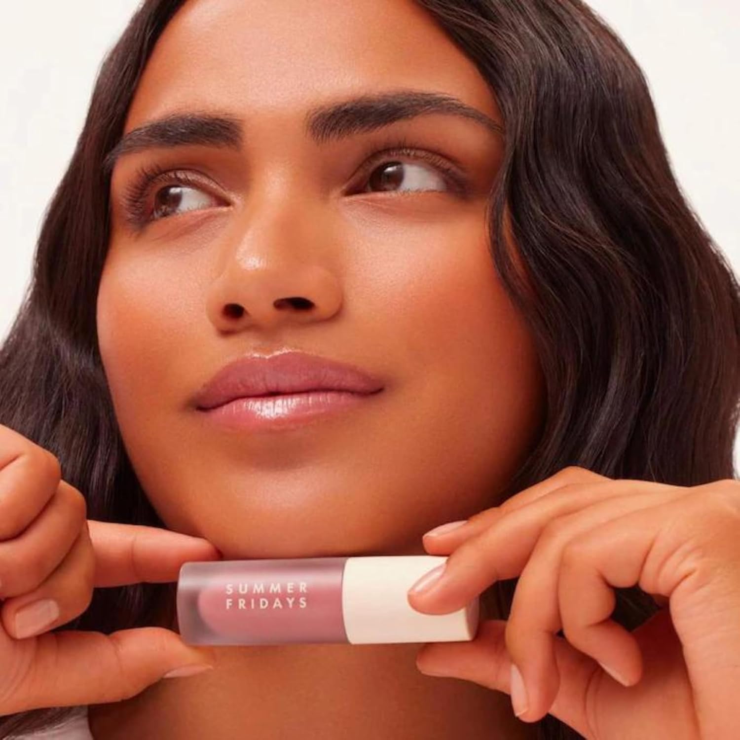 Summer Fridays Dream Lip Oil - Hydrating Tinted Lip Gloss Oil - Non-Sticky Formula with Skincare Benefits for Long-Lasting Softness + Shine - Effortless Beauty Gifts - Soft Mauve (0.15 Oz) - Image 3