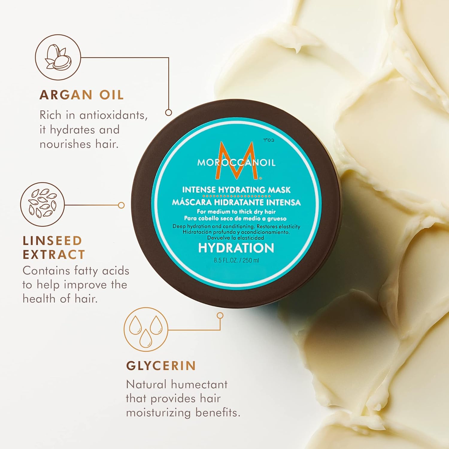 Moroccanoil Intense Hydrating Hair Mask - Image 3