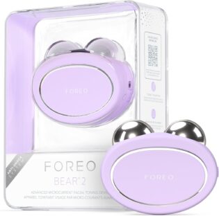 FOREO BEAR 2 Appareil micro courant visage liftant et tonifiant avancé - Sculptant anti-âge - Lifting visage instantané - Raffermir, modeler - Non invasif - Lavender