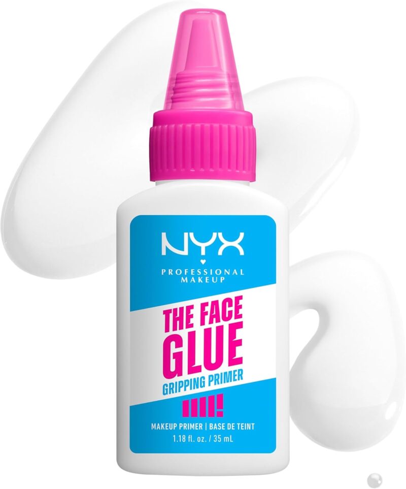 NYX Professional Makeup Primer Fixant Tenue 24H Hydratant 35ml | Acide polyglutamique, Texture légère confortable, Floute imperfections, Résistant transfert, Formule vegan