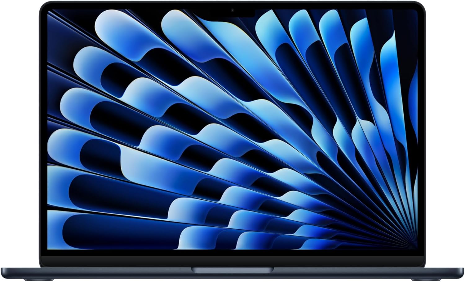 Apple MacBook Air 13 Pouces Portable avec Puce M5 : Conçu pour l’IA, Écran Liquid Retina 13,6 Pouces, Mémoire unifiée 16 Go, SSD 512 Go, Caméra Center Stage 12 MP, Touch ID, Wi-FI 7 ; Minuit