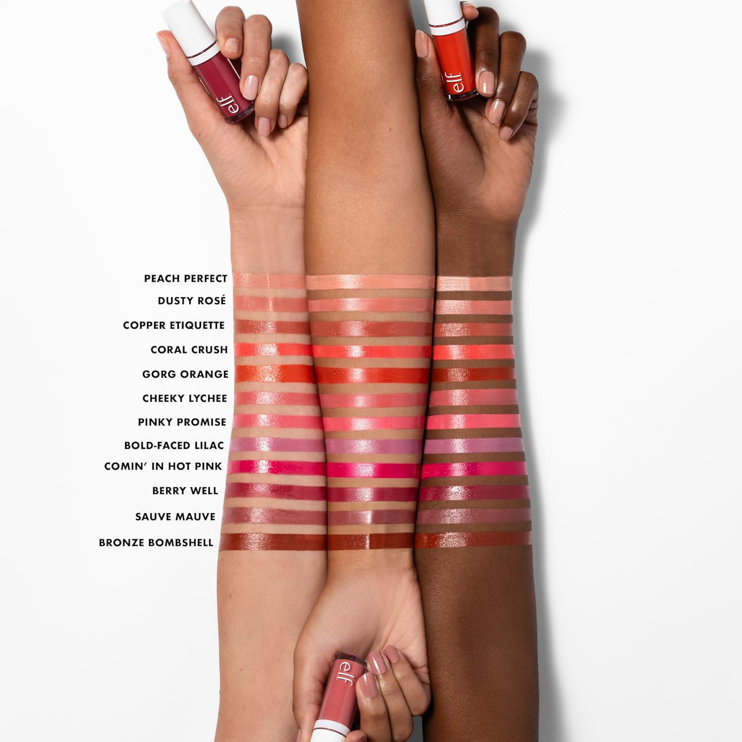 e.l.f. Camo Liquid Blush, fard à joues liquide longue durée, pour une couleur hautement pigmentée, assure une finition douce, baptisée, végétalien et sans cruauté envers les animaux, rose poussiéreux - Image 4