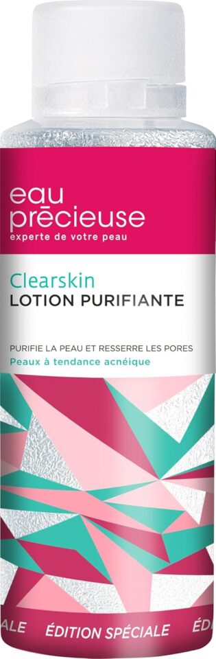 71FCVk2B9iL._AC_SL1500_.jpg Eau Précieuse - Lotion Purifiante Clearskin Edition Spéciale - Soin pour les peaux à tendance acnéique - Triple action : purifie la peau - resserre les pores - élimine l'excès de sébum - 375 mL