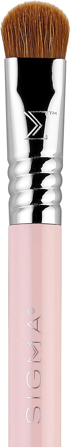 Sigma Beauty Travel Essential Trio – Lot de 3 pinceaux de maquillage pour fond de teint, poudre, fard à paupières, avec support en étain, sans danger pour la peau, pinceaux de maquillage végétaliens - Image 4