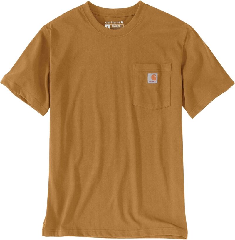 Carhartt T-Shirt à Manches Courtes K87 avec Poche et Coupe décontractée