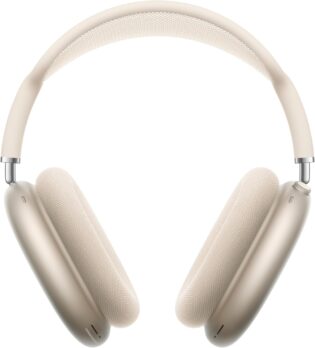 71XG9mRpaoL._AC_SL1500_.jpg Apple AirPods Max 2, Casque Circum-auriculaire sans Fil, Réduction Active du Bruit, Audio adaptatif, Audio Spatial personnalisé, Traduction en Direct, Casque Bluetooth - Lumière stellaire