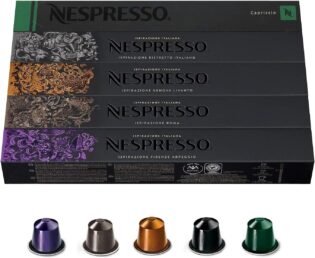 71YjmeGPYOL._AC_SL1500_.jpg Nespresso Original - Bundle Top Sélection Ispirazione Italiana & Espresso 50 Capsules de café - 10x Ristretto, 10x Arpeggio, 10x Roma, 10x Livanto, 10x Capriccio