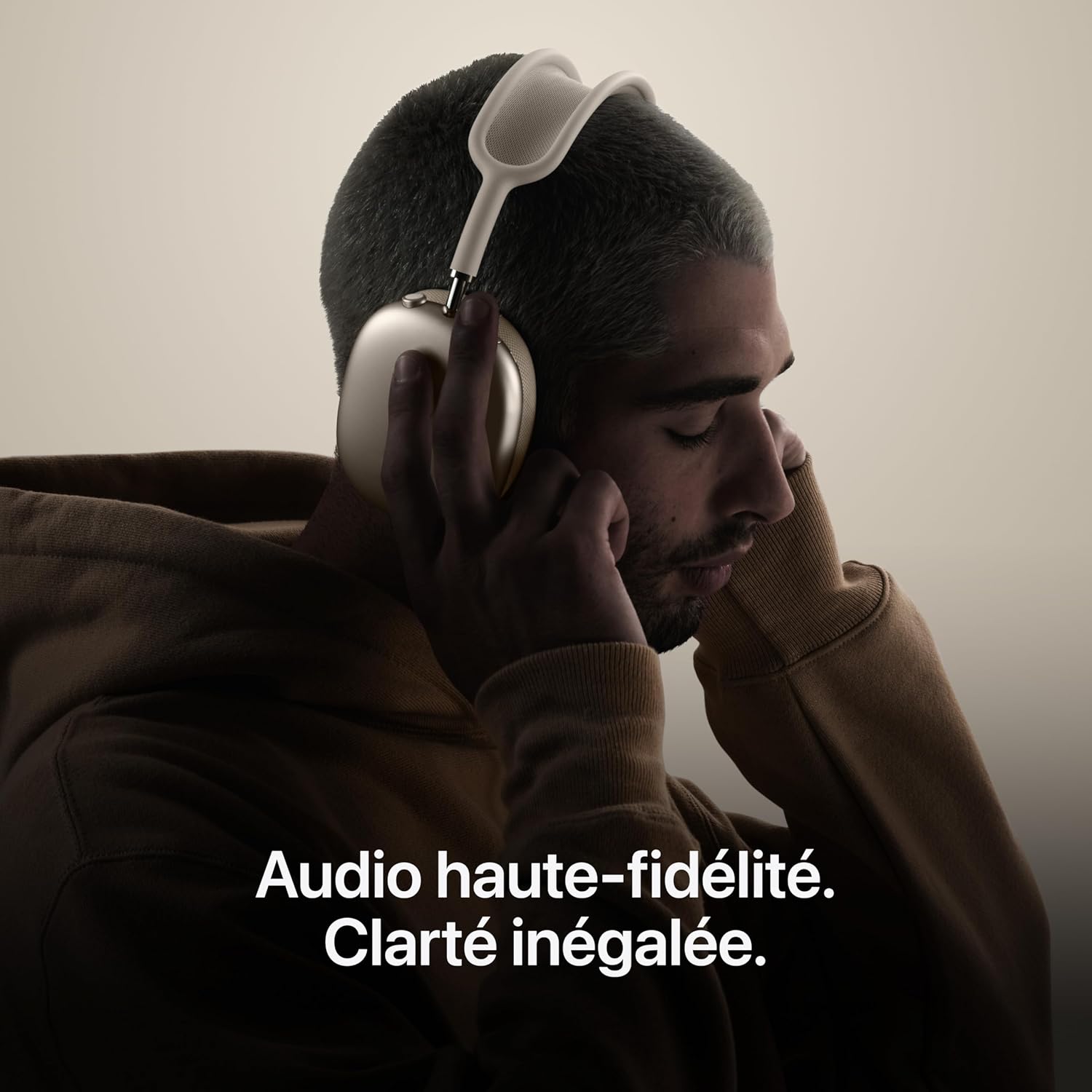 Apple AirPods Max 2, Casque Circum-auriculaire sans Fil, Réduction Active du Bruit, Audio adaptatif, Audio Spatial personnalisé, Traduction en Direct, Casque Bluetooth - Lumière stellaire - Image 4