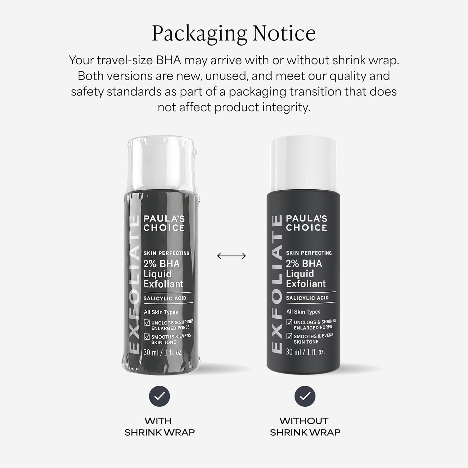 Paula's Choice SKIN PERFECTING 2% BHA Liquid Exfoliant with Salicylic Acid, Facial Polish for Pores, Wrinkles & Fine Lines, Suitable for Blackhead-Prone Skin, Fragrance-Free - Image 2