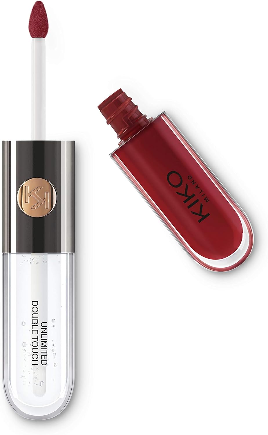 KIKO Milano Unlimited Double Touch 105 | Rouge À Lèvres Liquide En 2 Étapes, Fini Lumineux. Tenue Jusqu’À 12 Heures. Base Colorée Sans Transfert.