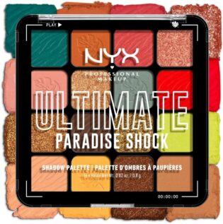 NYX Professional Makeup Palette Fards Paupières 16 Couleurs Paradise Shock