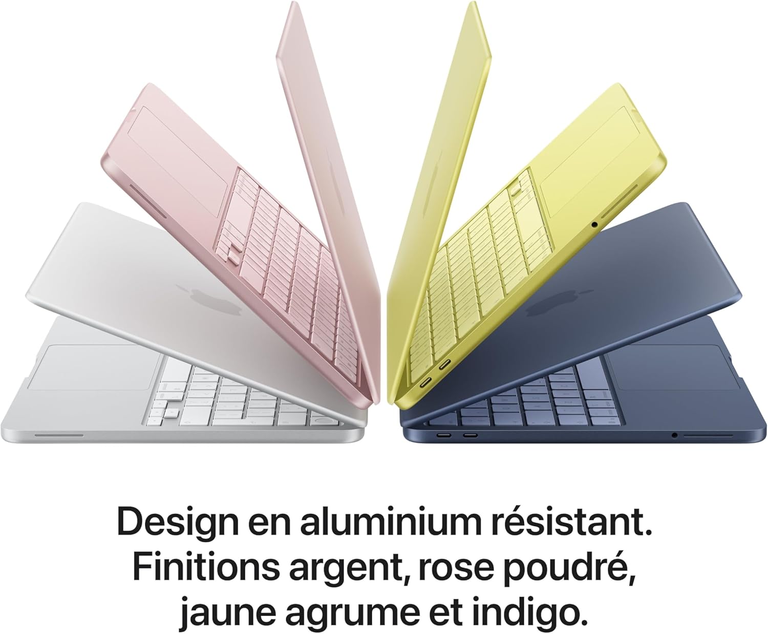 Apple MacBook Neo 13″ 2026 Portable avec Puce A18 Pro : Conçu pour l’IA et Apple Intelligence, écran Liquid Retina, mémoire unifiée 8 Go, SSD 256 Go, Caméra FaceTime HD 1080p ; Rose poudré - Image 2