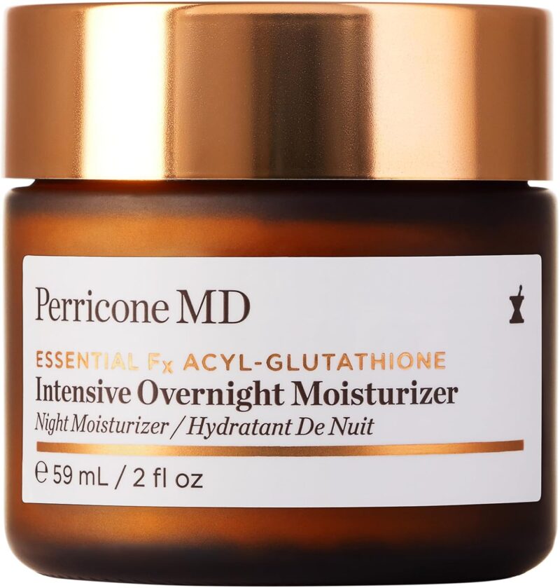 Perricone MD Essential FX Intensive Overnight Moisturiser 59ml | Nourishing skincare with acyl-glutathione to help smooth the look of lines and crepiness.