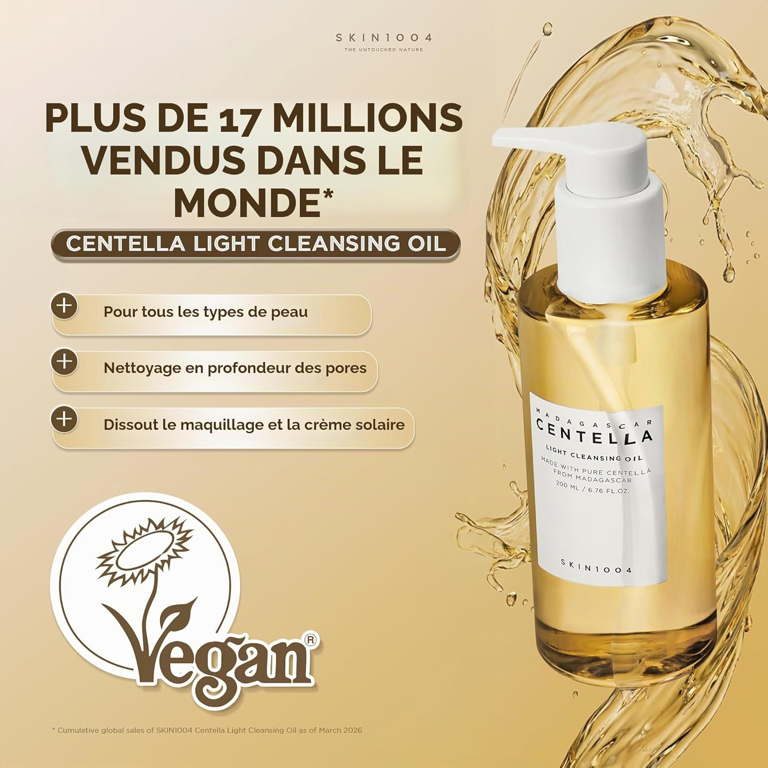 SKIN1004 Centella Huile nettoyante légère 200 ml - Image 2