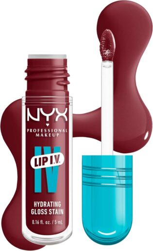 NYX Professional Makeup Lip IV Gloss Hydratant Effet Mouillé 12h Rose