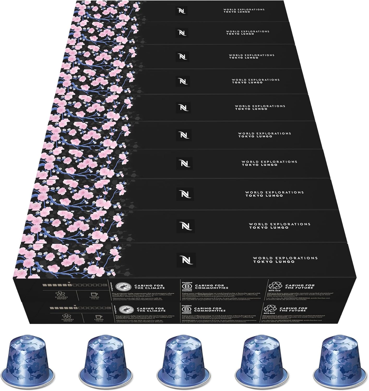 Nespresso Original - Tokyo - pack 200 capsules - intensité 6