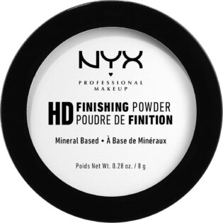 NYX Professional Makeup Poudre Finition High Definition Mat Translucide 8g | Base minéraux, Prolonge tenue fond de teint, Contrôle brillance zone T, Formule vegan, Tous types de peau