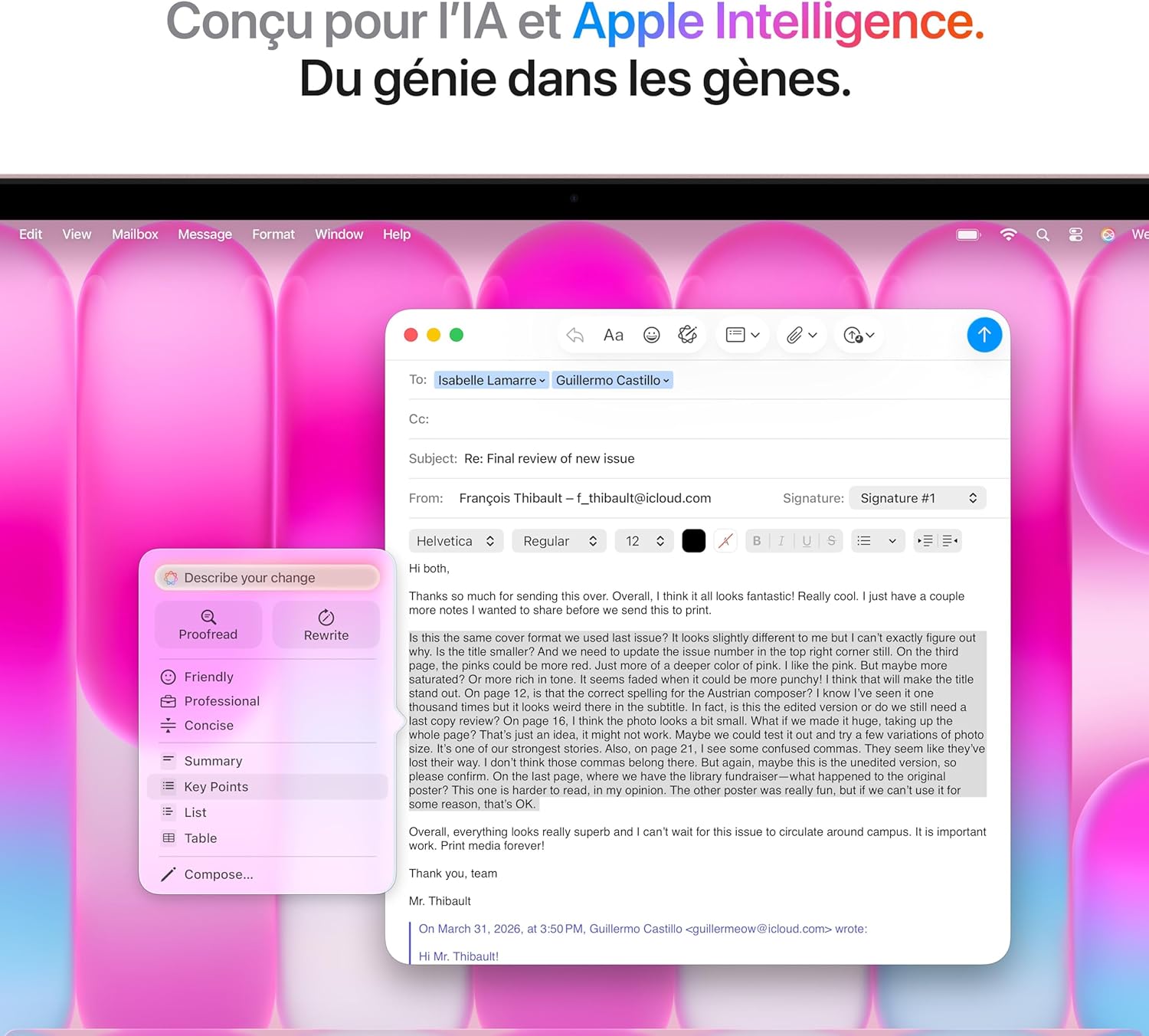 Apple MacBook Neo 13″ 2026 Portable avec Puce A18 Pro : Conçu pour l’IA et Apple Intelligence, écran Liquid Retina, mémoire unifiée 8 Go, SSD 256 Go, Caméra FaceTime HD 1080p ; Rose poudré - Image 4