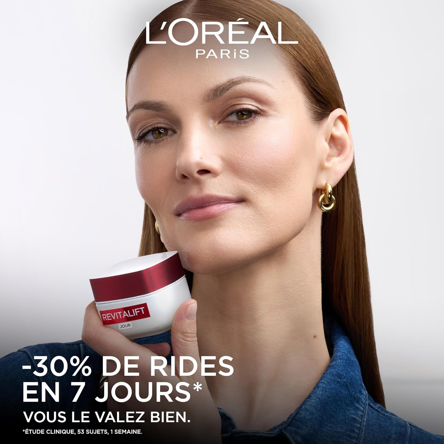 L'Oréal Paris - Revitalift - Soin Anti-Âge Hydratant & Raffermissant - Crème de Jour Anti-Rides & Extra-Fermeté - Enrichi en Pro-Rétinol - Pour Tous Types de Peaux - 50 ml - Image 2