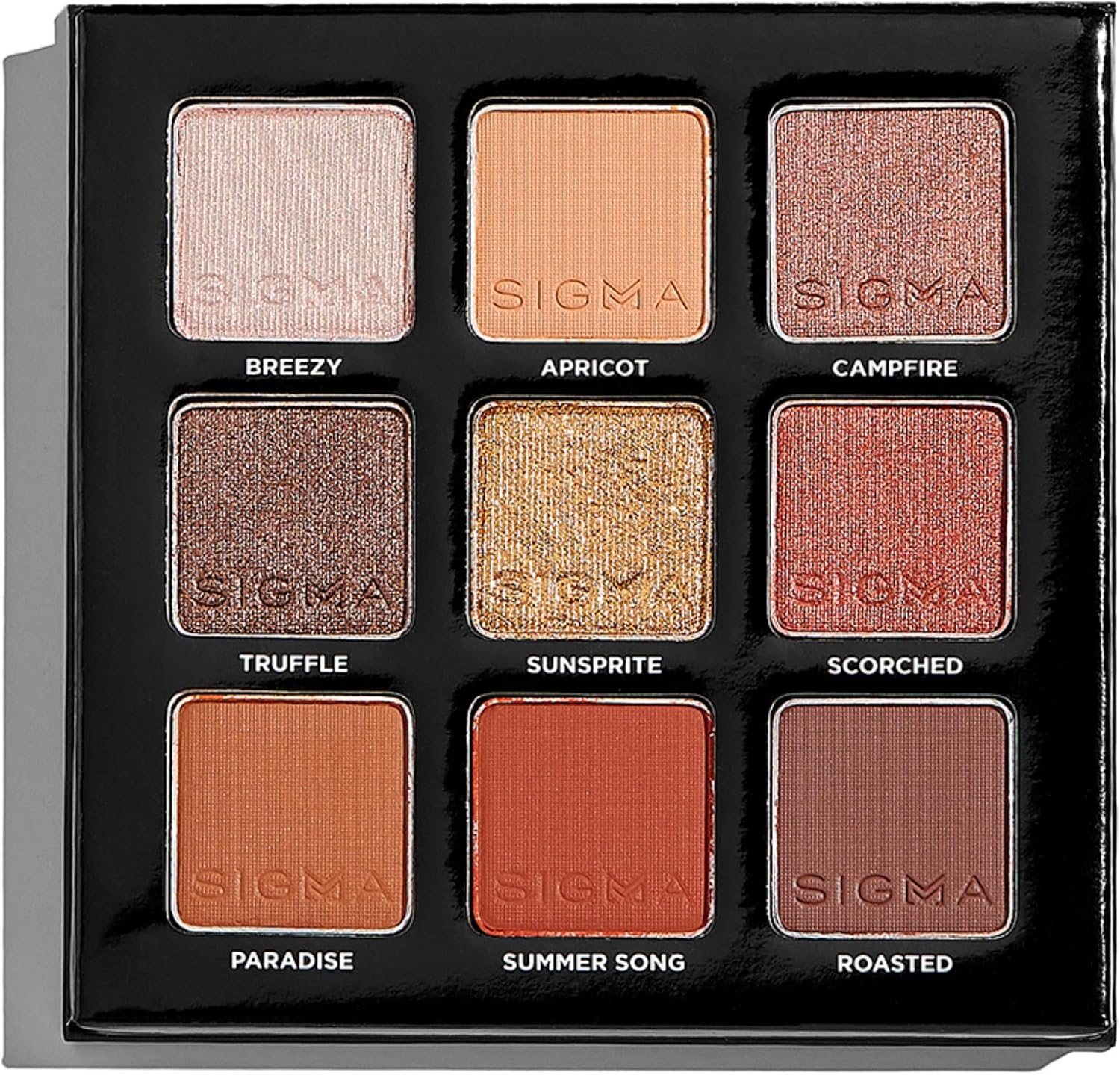 SIGMA Beauty Fiery Eyeshadow Palette For Women 0.32 oz Eye Shadow